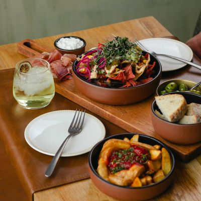 Assiette plate 16cm beige Linea