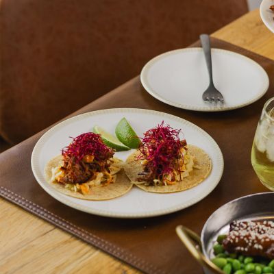 Assiette plate 21cm beige Linea