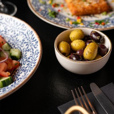 Schüssel 10xH4,5cm blau Azul