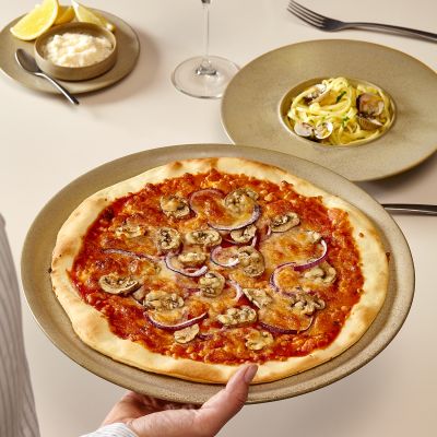 Teller flach 27cm beige Cirro