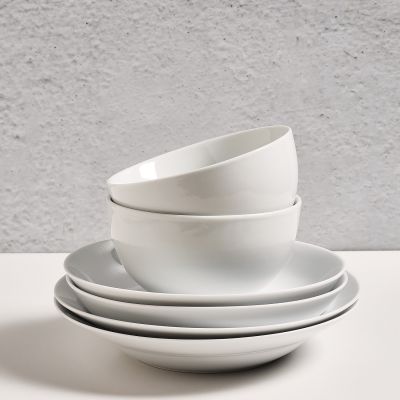 Diep bord 21xH4cm coupe Basic White