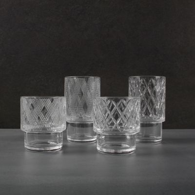 Glas 44cl single Crew - Set/4