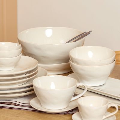 Bowl 23,5xH10,5cm beige Rocca