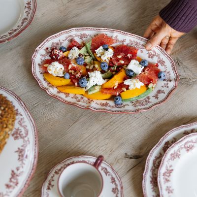 Plat bord 21,5cm burgundy Cyril