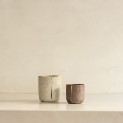 Cup 22cl champagne beige Moa