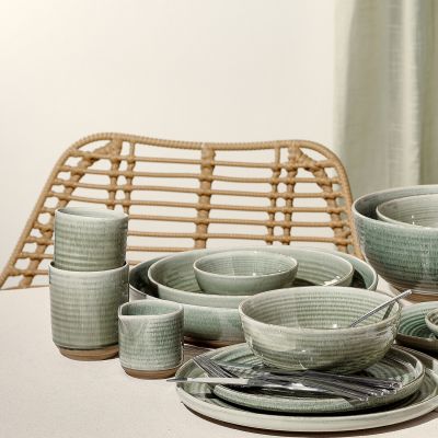 Beker 37cl groen Cameo