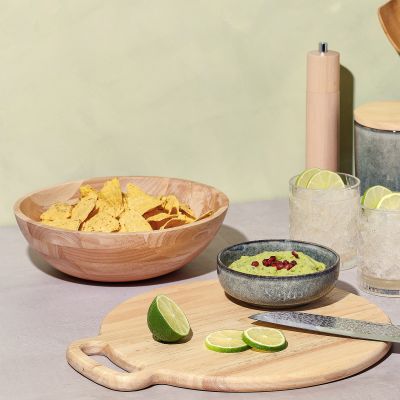 Serving dish 25xH7,5cm wood Essenza