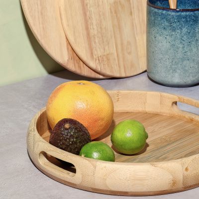 Serving dish 32xH5cm wood Essenza