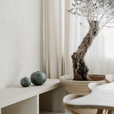 Vase 14,5xH13cm green Bullet