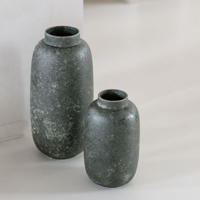 Vase 20xH34cm green Bullet