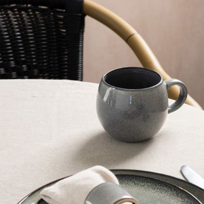 Mug 45cl round green/blue Meridian