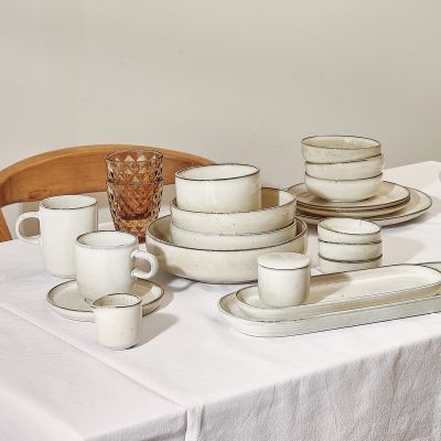 Bowl 22xH6cm ivory Meridian