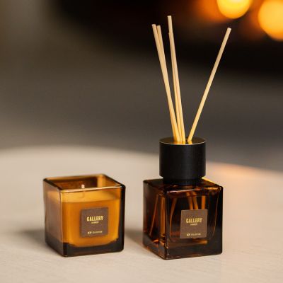 Geurkaars 220g Amber Gallery