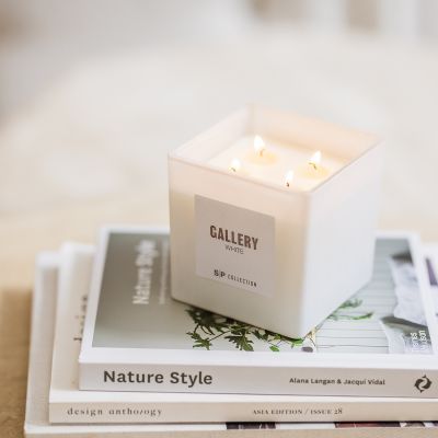 Geurkaars 460g white Gallery