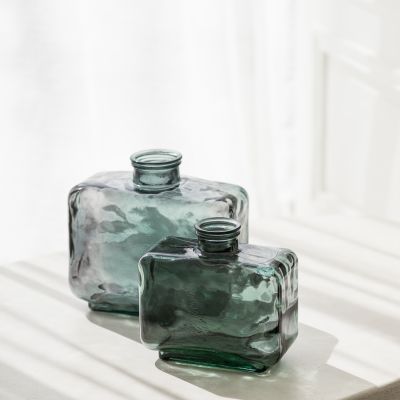 Vase 28x14,5xH26,5cm grün Sontu