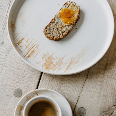 Plate 27,5xH2,5cm desert Aquarel