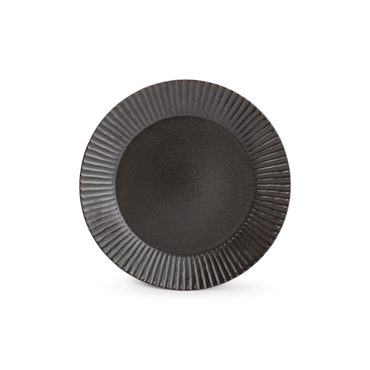 Aurora taldrik 19,5cm, matt tumepruun