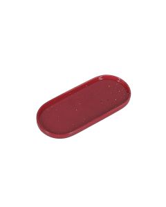 Serving dish 20x9cm burgundy Fika