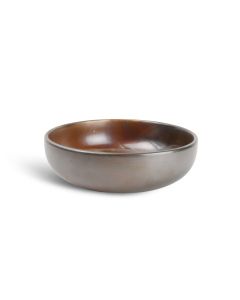 Kom 20xH6,5cm dark brown Escura