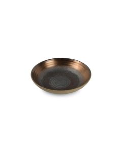 Diep bord 18xH5cm golden Ostra
