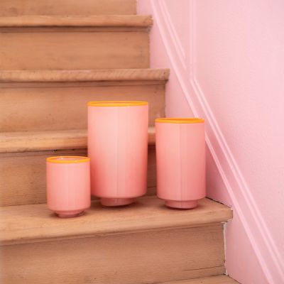 Vase 12xH21,5cm blush pink Milo