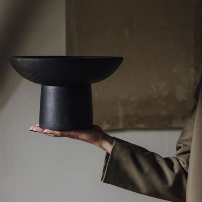 Servierschale high 2-teilig ash Rieva