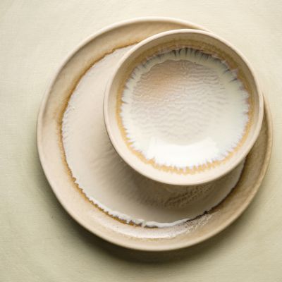 Bowl 14xH6cm sand Base