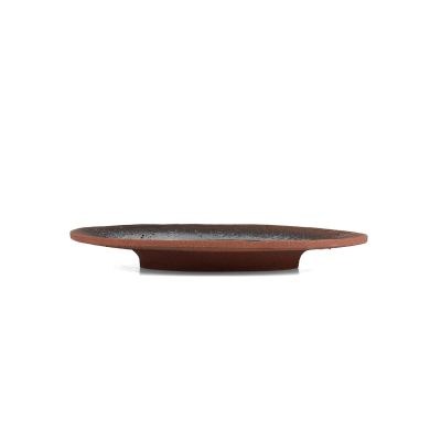 Plate 31/16cm wide rim ash Ferro