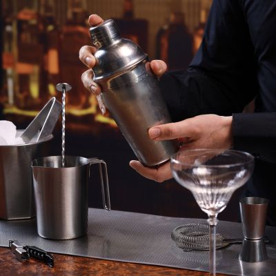 Cocktail shaker 57cl antique silver Bar