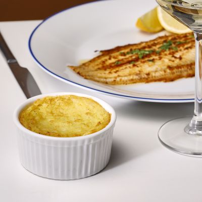 Baking dish 9xH4,5cm white Flavor