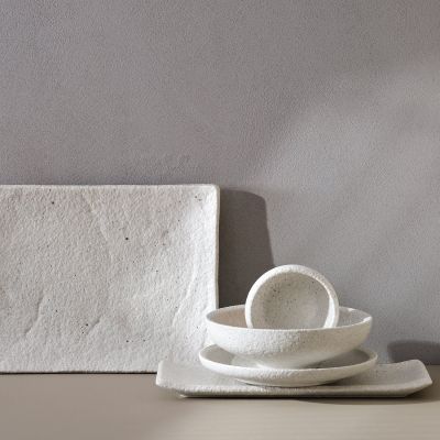 Bol 20xH6,5cm chalk white Calca