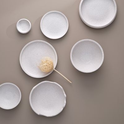 Bol 22xH10cm chalk white Calca
