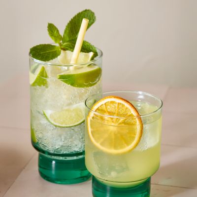 Glass 50cl green Revera - Set of 6