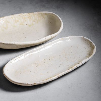 Servierschale 33x15cm beige Vita