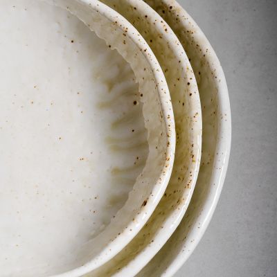 Schüssel 29xH5,5cm beige Vita