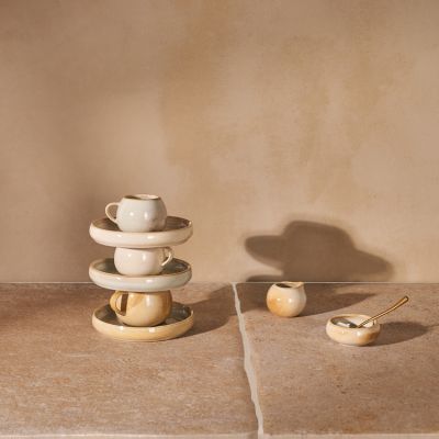 Soucoupe 13,5cm universel pearl Aroma