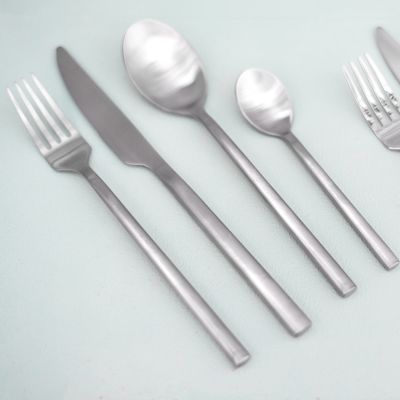 Besteckset 24-teilig matt Sane
