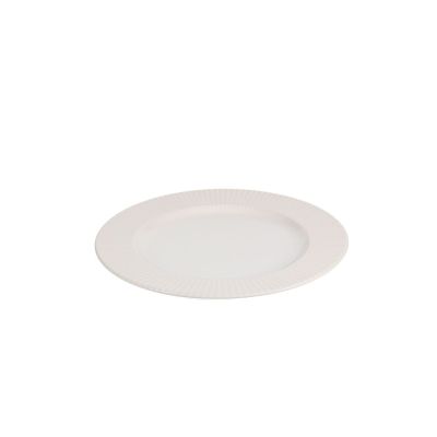 Plat bord 27/19cm wit Solis