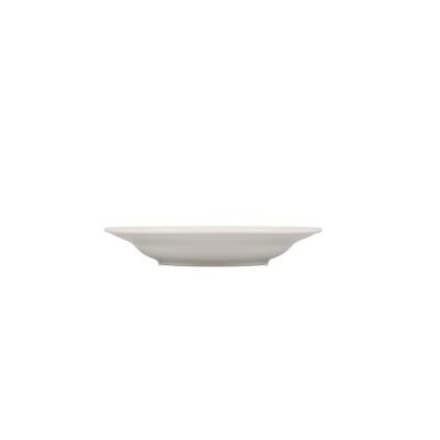 Diep bord 23/17xH4cm wit Solis