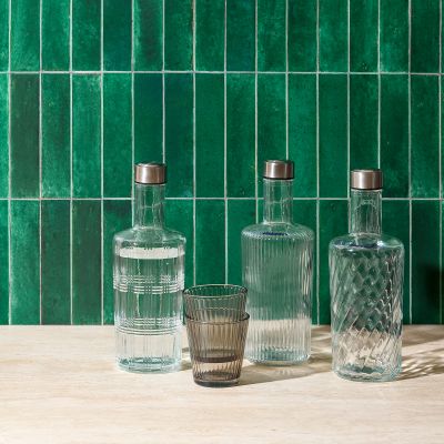 Karaffe 110cl mit verschluss wave Tap