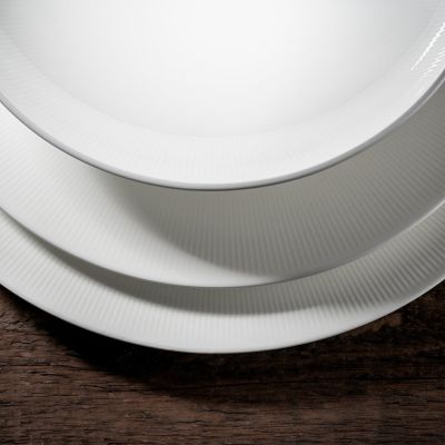 Teller flach 19cm white Lina