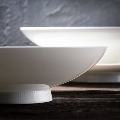Teller tief 26xH7cm white Lina