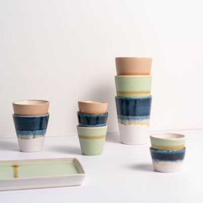 Mug 37cl green Flow