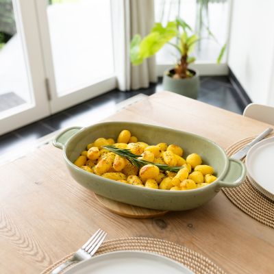 Baking dish 41x24xH6,5cm sage Blush