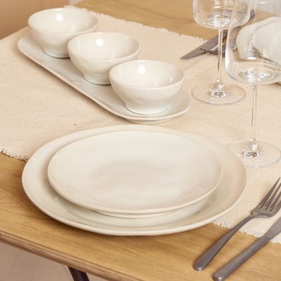 Teller flach 21,5cm beige Rocca