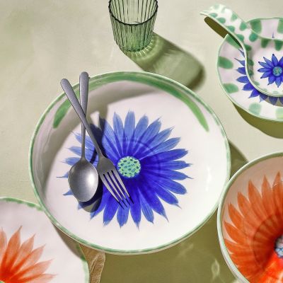 Kom 29,5xH5cm Fleur
