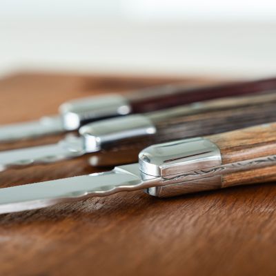 Couteau à steak brun Corta - Lot de 4