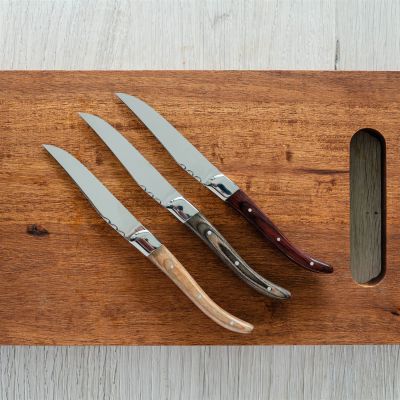 Couteau à steak gris Corta - Lot de 4