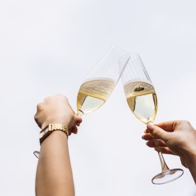 Champagne glass 29cl Saga - Set of 4