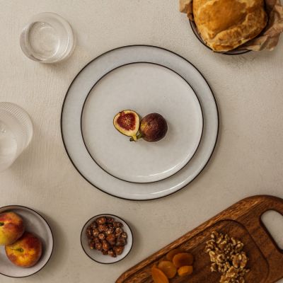 Plate 20cm white Fina